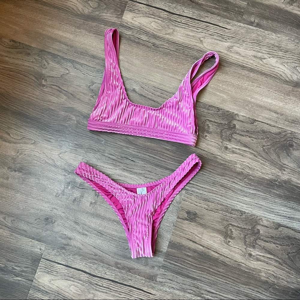 Dippin Daisies Velvet Ribbed Bikini